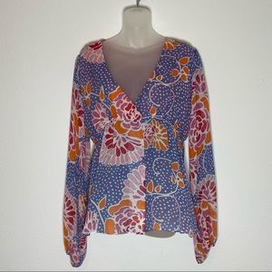 Lucky • Floral Lightweight Silk Blouse